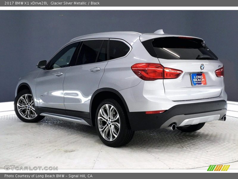 Glacier Silver Metallic / Black 2017 BMW X1 xDrive28i