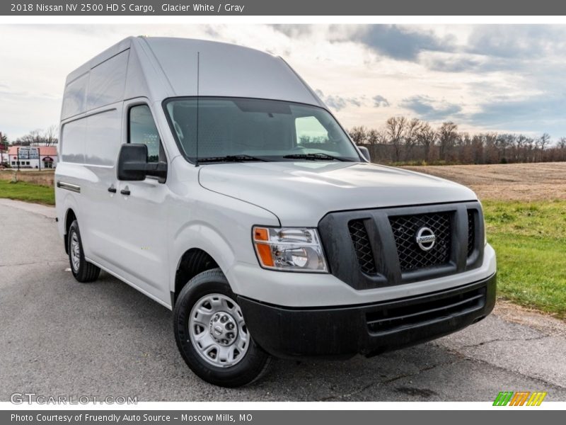 Glacier White / Gray 2018 Nissan NV 2500 HD S Cargo