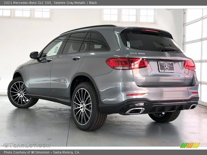 Selenite Gray Metallic / Black 2021 Mercedes-Benz GLC 300