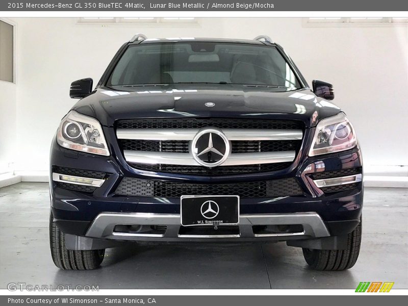 Lunar Blue Metallic / Almond Beige/Mocha 2015 Mercedes-Benz GL 350 BlueTEC 4Matic