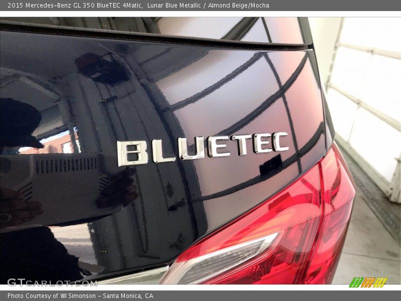 Lunar Blue Metallic / Almond Beige/Mocha 2015 Mercedes-Benz GL 350 BlueTEC 4Matic