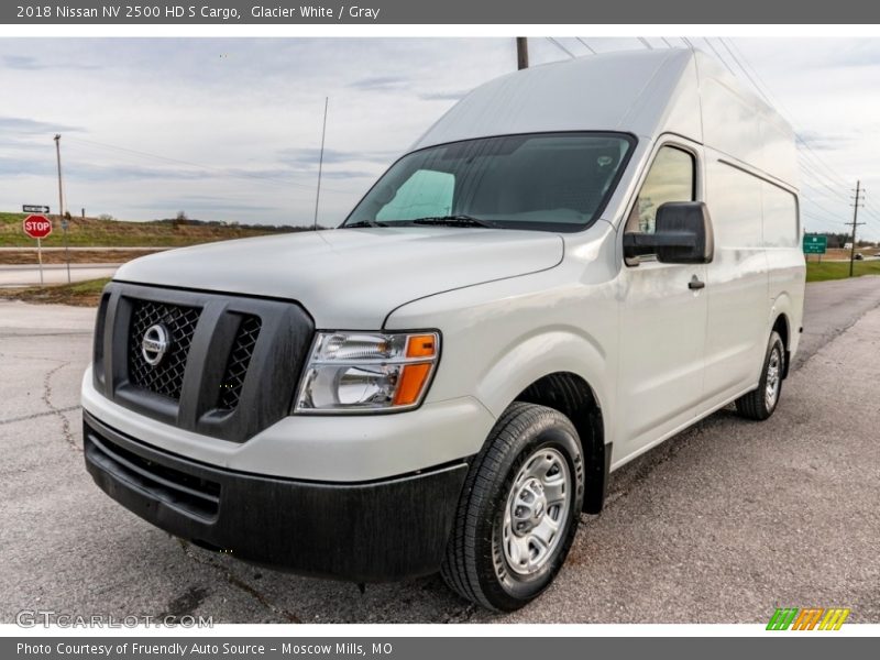 Glacier White / Gray 2018 Nissan NV 2500 HD S Cargo