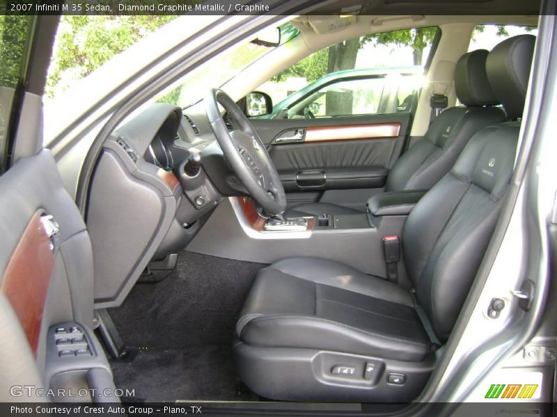 Diamond Graphite Metallic / Graphite 2007 Infiniti M 35 Sedan