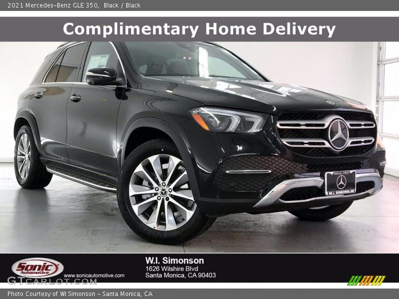 Black / Black 2021 Mercedes-Benz GLE 350