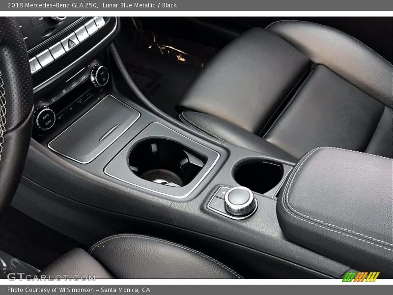 Lunar Blue Metallic / Black 2018 Mercedes-Benz GLA 250