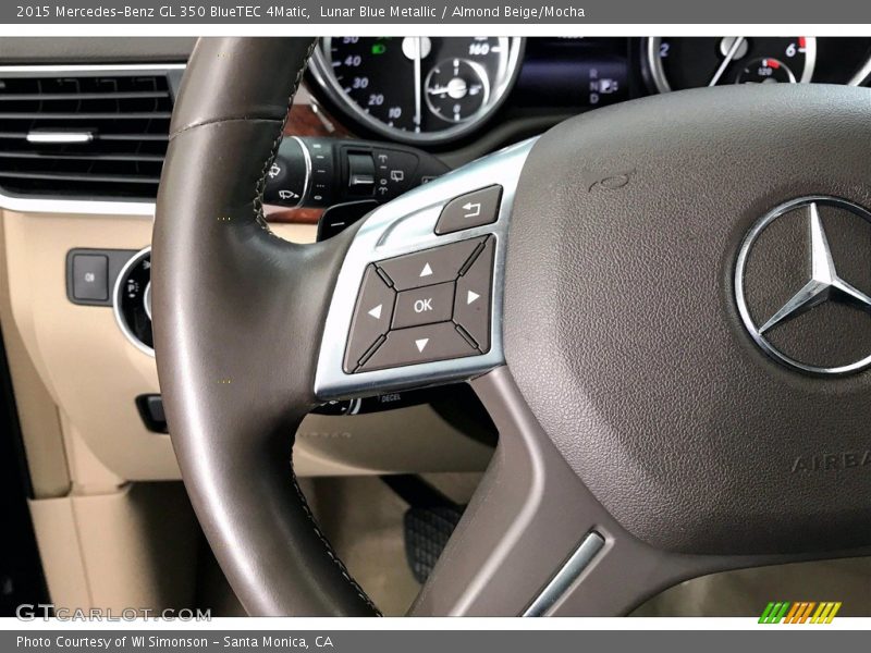 Lunar Blue Metallic / Almond Beige/Mocha 2015 Mercedes-Benz GL 350 BlueTEC 4Matic