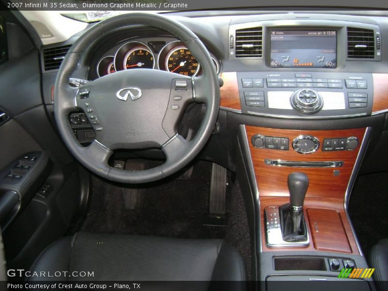 Diamond Graphite Metallic / Graphite 2007 Infiniti M 35 Sedan