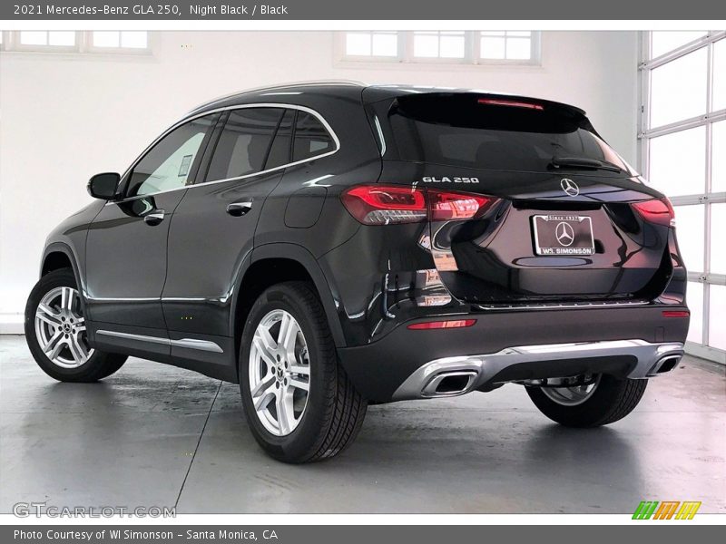 Night Black / Black 2021 Mercedes-Benz GLA 250