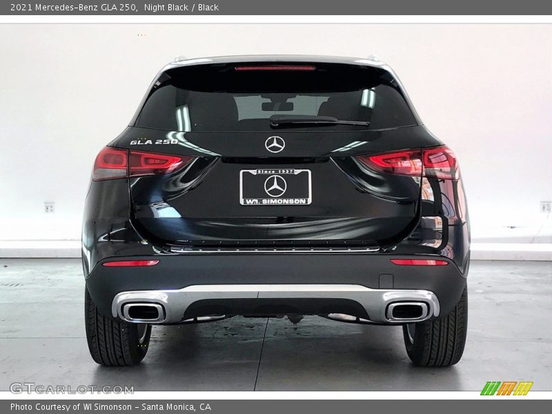 Night Black / Black 2021 Mercedes-Benz GLA 250