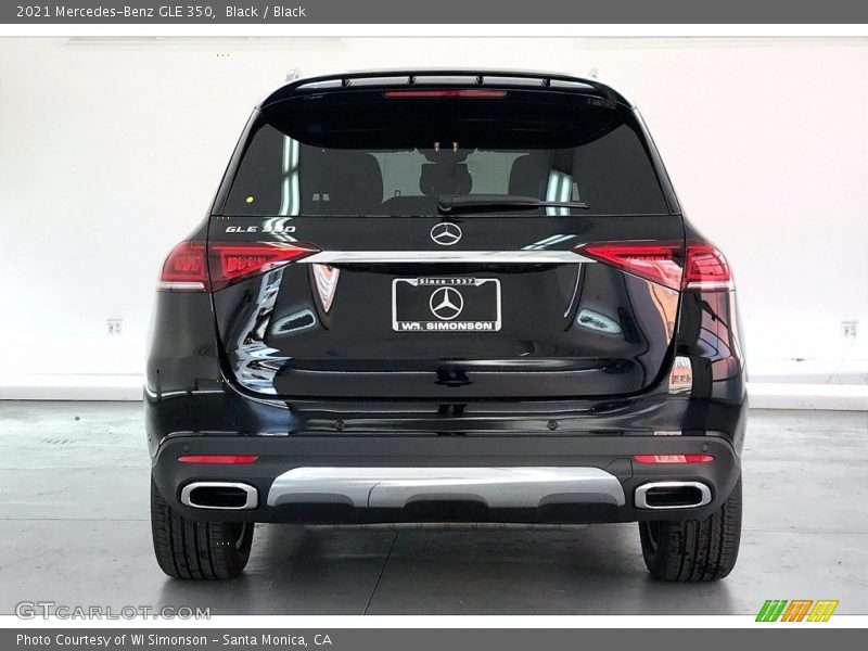 Black / Black 2021 Mercedes-Benz GLE 350