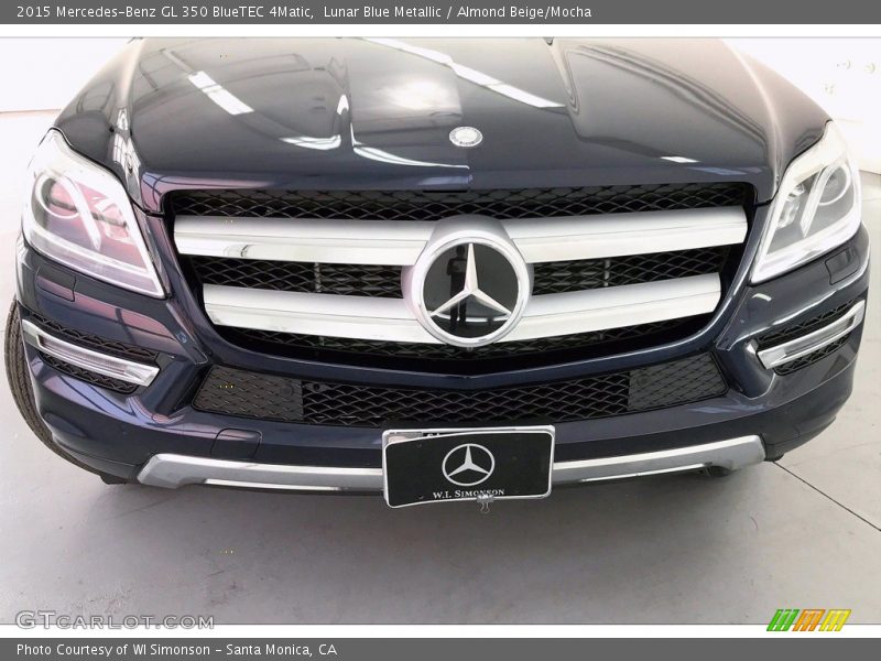 Lunar Blue Metallic / Almond Beige/Mocha 2015 Mercedes-Benz GL 350 BlueTEC 4Matic