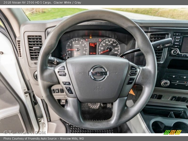 Glacier White / Gray 2018 Nissan NV 2500 HD S Cargo