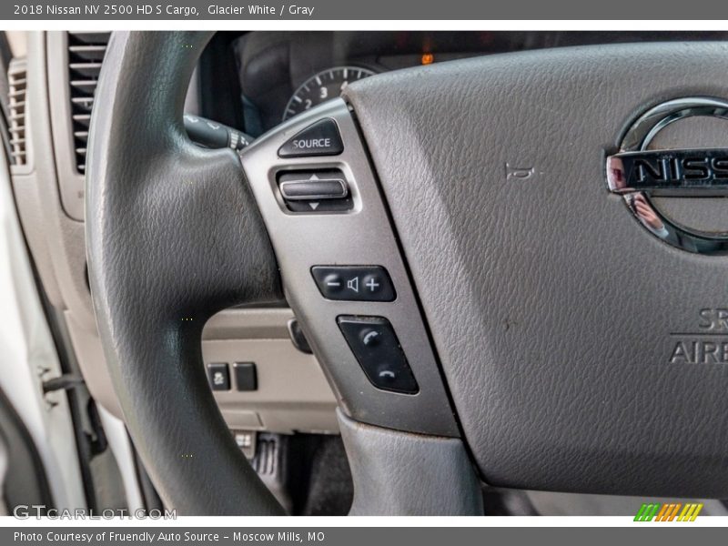 Glacier White / Gray 2018 Nissan NV 2500 HD S Cargo