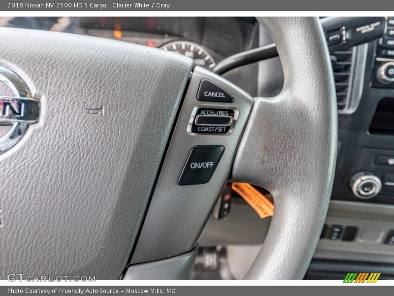 Glacier White / Gray 2018 Nissan NV 2500 HD S Cargo