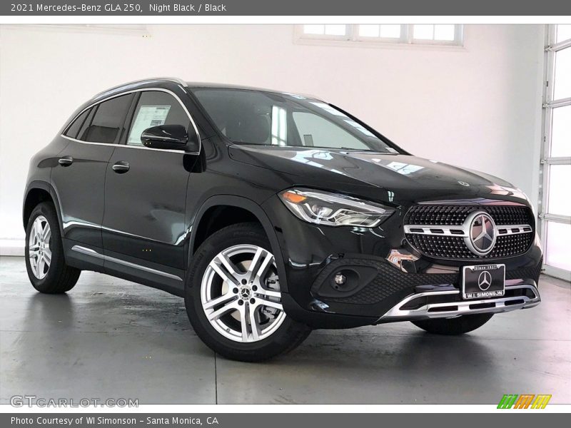 Night Black / Black 2021 Mercedes-Benz GLA 250