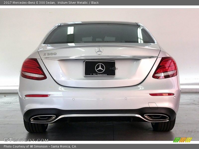 Iridium Silver Metallic / Black 2017 Mercedes-Benz E 300 Sedan