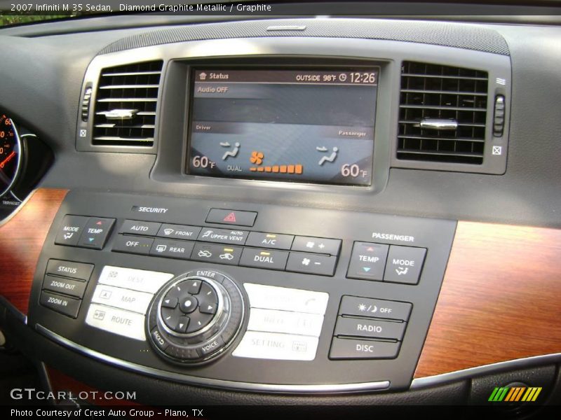 Diamond Graphite Metallic / Graphite 2007 Infiniti M 35 Sedan