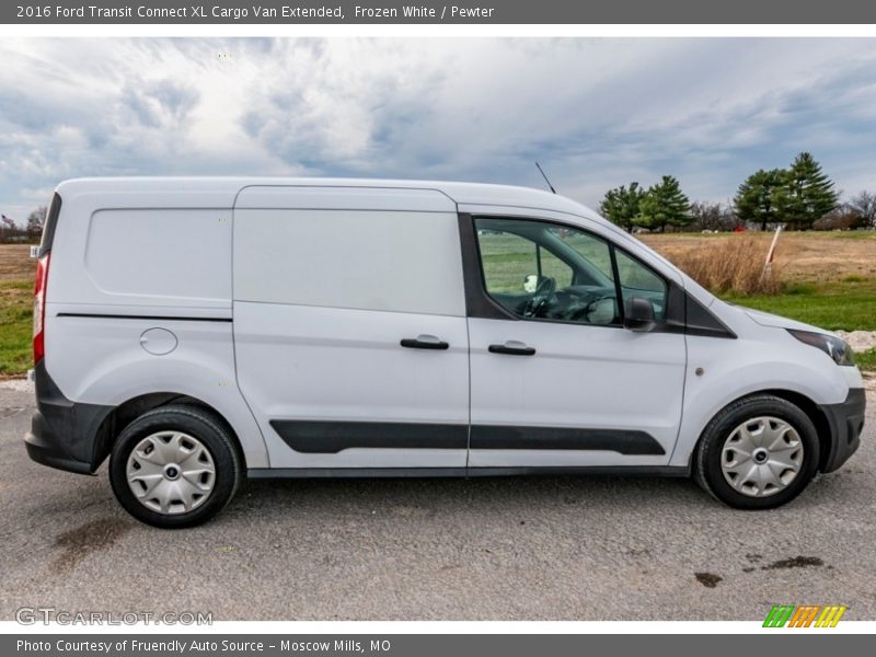 Frozen White / Pewter 2016 Ford Transit Connect XL Cargo Van Extended