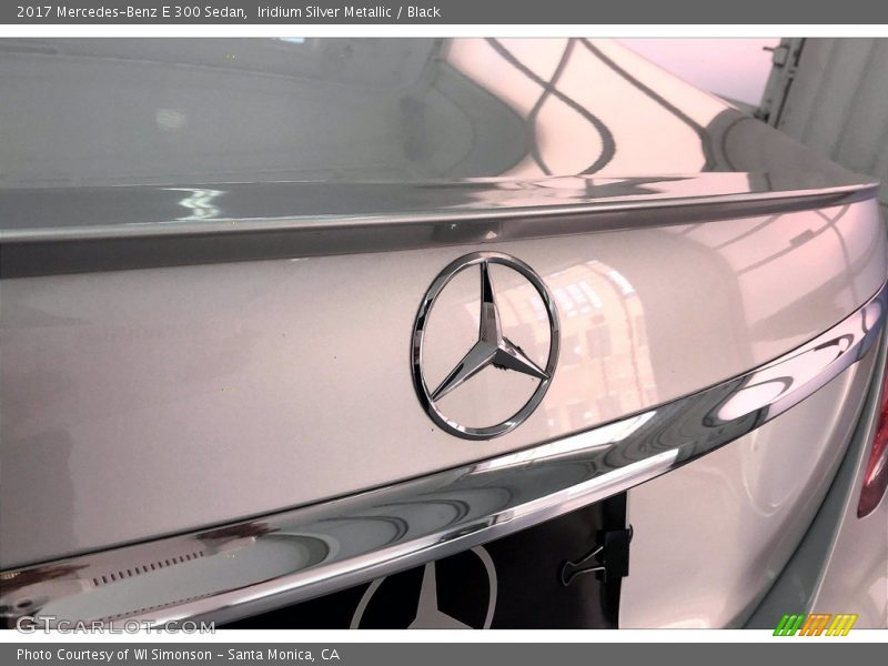 Iridium Silver Metallic / Black 2017 Mercedes-Benz E 300 Sedan