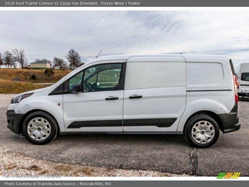 Frozen White / Pewter 2016 Ford Transit Connect XL Cargo Van Extended