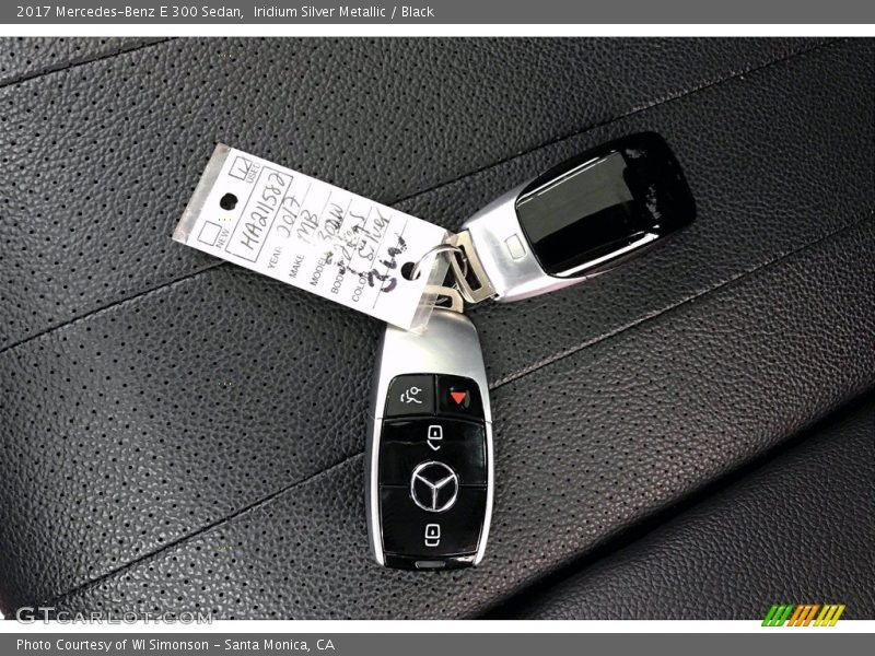 Iridium Silver Metallic / Black 2017 Mercedes-Benz E 300 Sedan