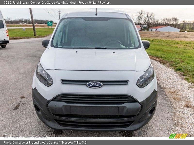 Frozen White / Pewter 2016 Ford Transit Connect XL Cargo Van Extended