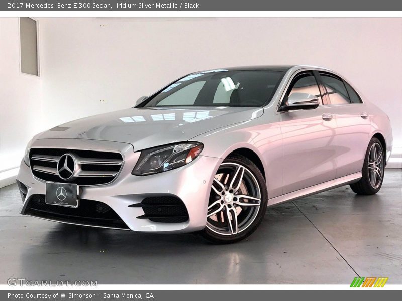 Iridium Silver Metallic / Black 2017 Mercedes-Benz E 300 Sedan