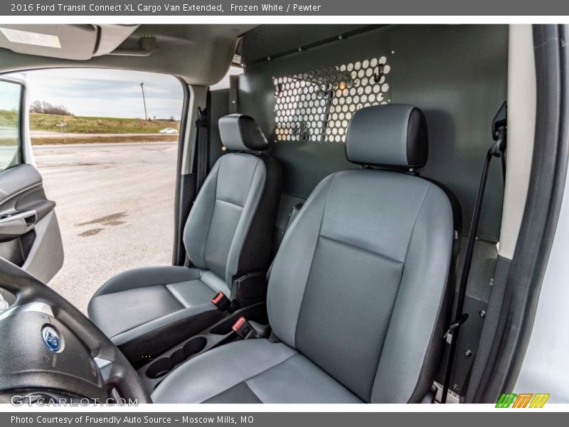 Frozen White / Pewter 2016 Ford Transit Connect XL Cargo Van Extended