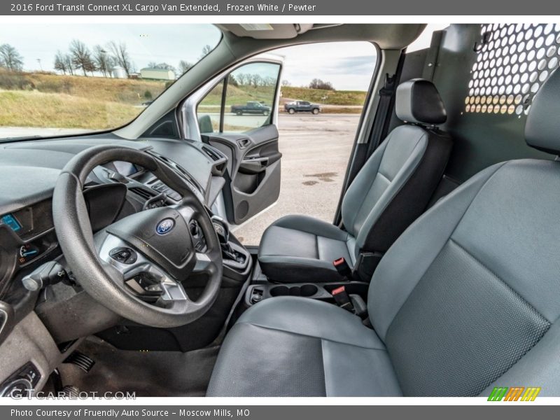 Frozen White / Pewter 2016 Ford Transit Connect XL Cargo Van Extended