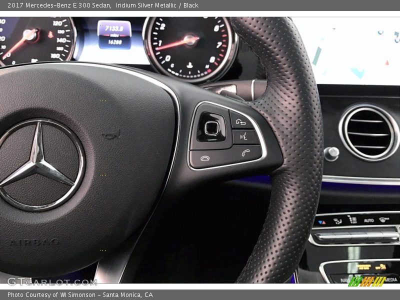 Iridium Silver Metallic / Black 2017 Mercedes-Benz E 300 Sedan