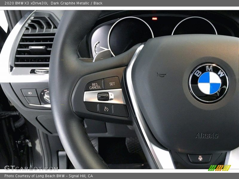 Dark Graphite Metallic / Black 2020 BMW X3 xDrive30i