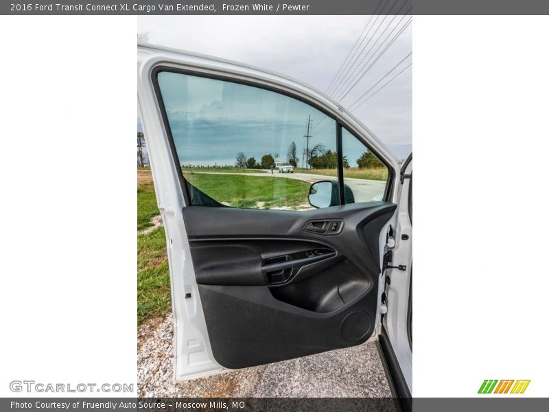 Frozen White / Pewter 2016 Ford Transit Connect XL Cargo Van Extended