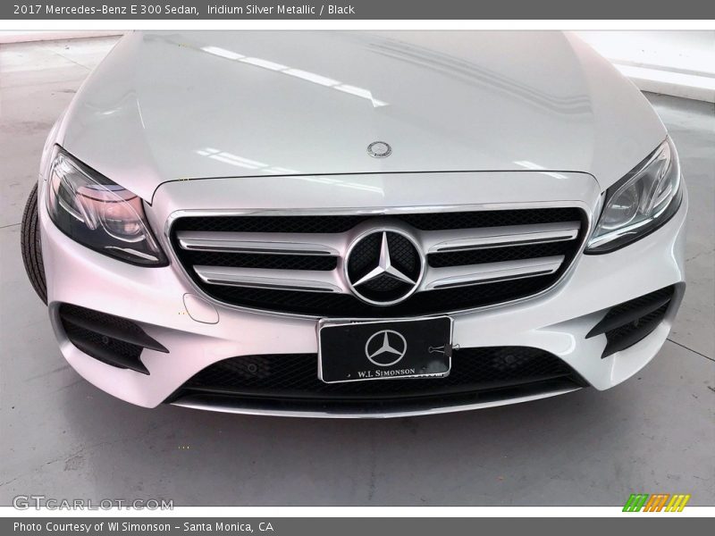 Iridium Silver Metallic / Black 2017 Mercedes-Benz E 300 Sedan