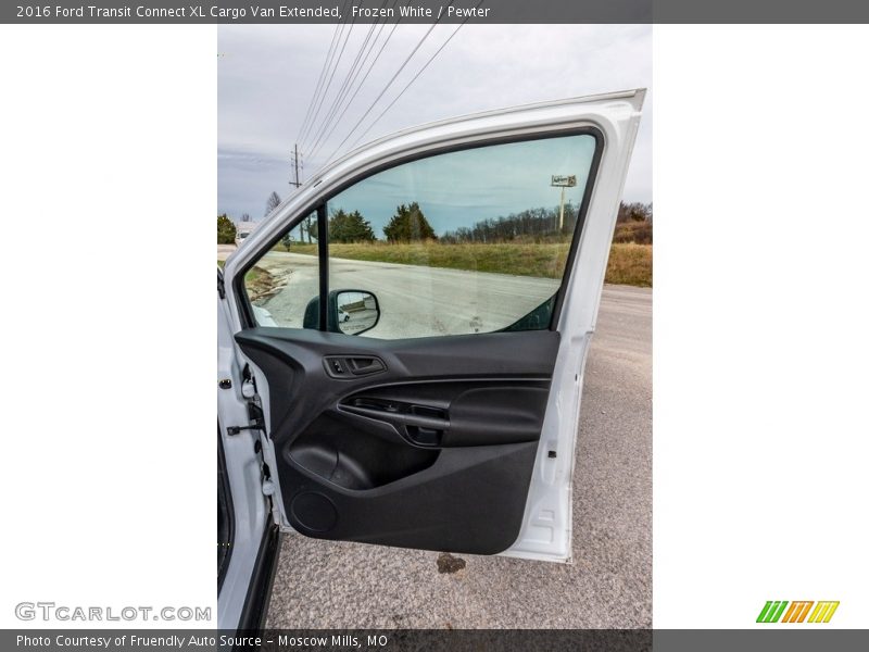 Frozen White / Pewter 2016 Ford Transit Connect XL Cargo Van Extended
