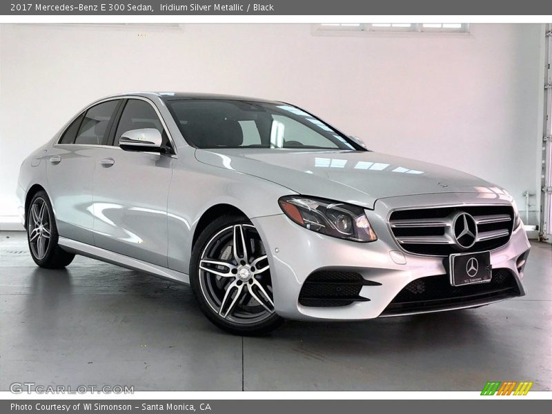 Iridium Silver Metallic / Black 2017 Mercedes-Benz E 300 Sedan