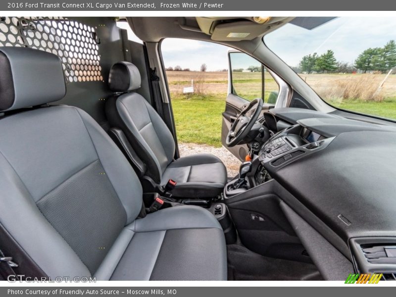 Frozen White / Pewter 2016 Ford Transit Connect XL Cargo Van Extended