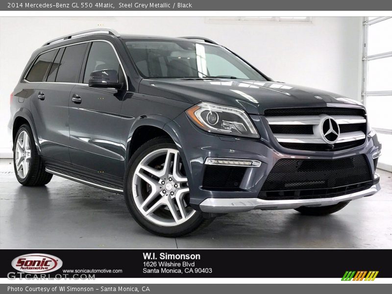 Steel Grey Metallic / Black 2014 Mercedes-Benz GL 550 4Matic