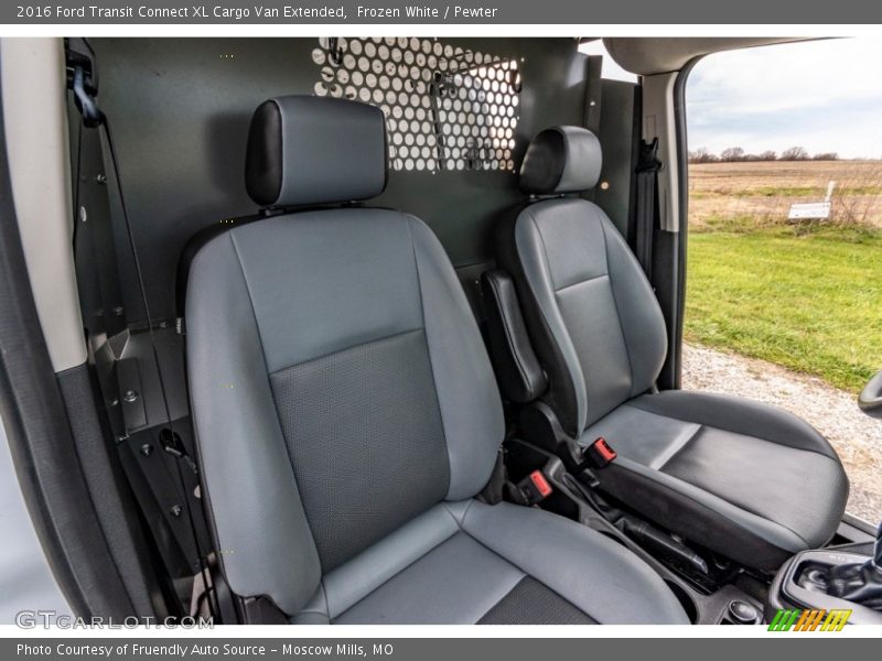 Frozen White / Pewter 2016 Ford Transit Connect XL Cargo Van Extended