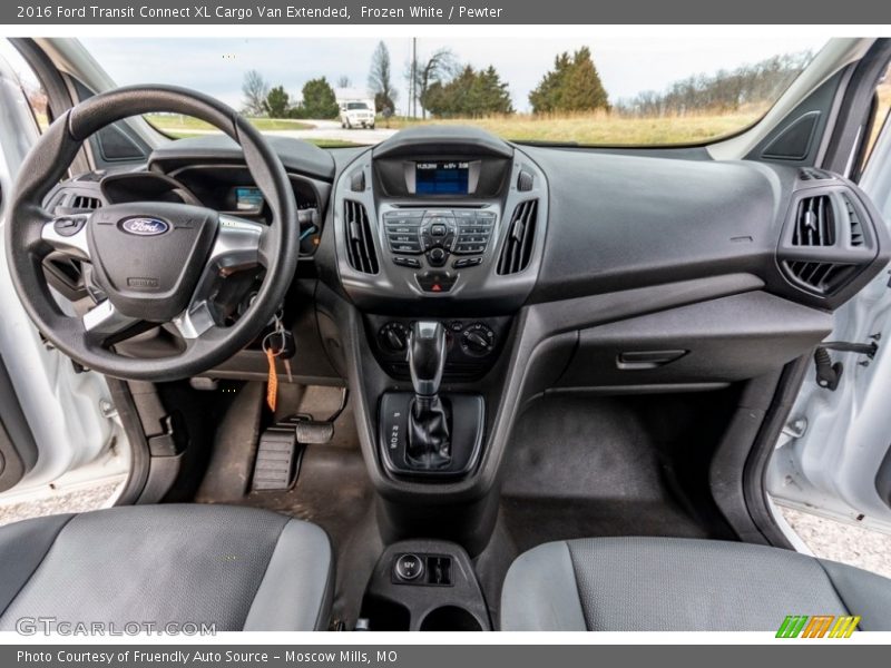 Frozen White / Pewter 2016 Ford Transit Connect XL Cargo Van Extended