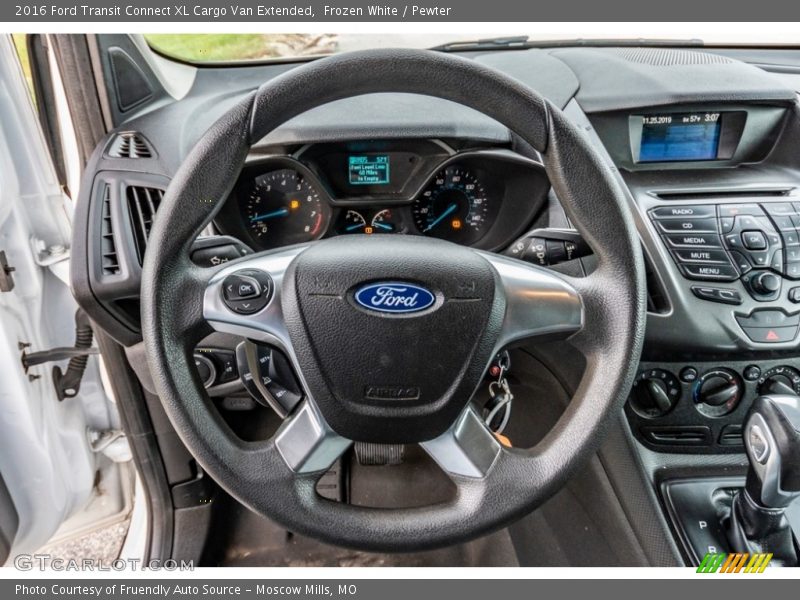 Frozen White / Pewter 2016 Ford Transit Connect XL Cargo Van Extended