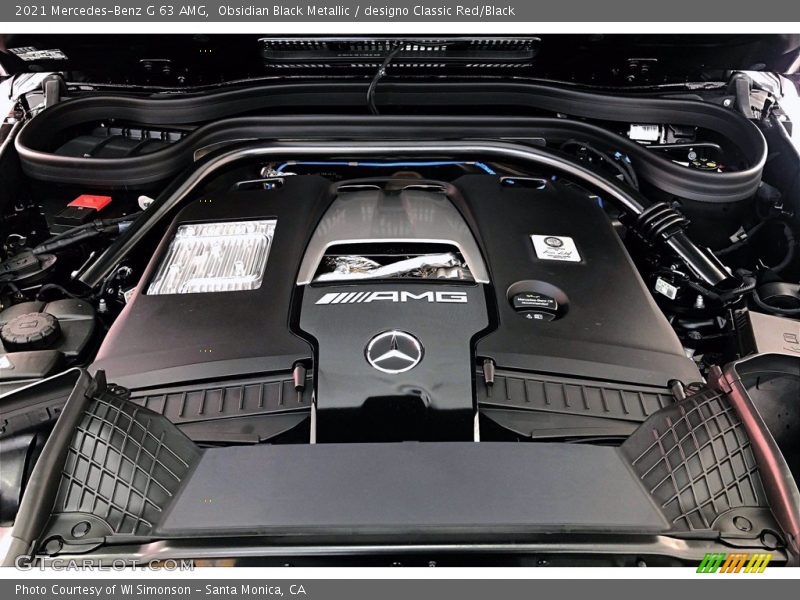 Obsidian Black Metallic / designo Classic Red/Black 2021 Mercedes-Benz G 63 AMG