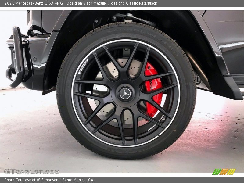 Obsidian Black Metallic / designo Classic Red/Black 2021 Mercedes-Benz G 63 AMG