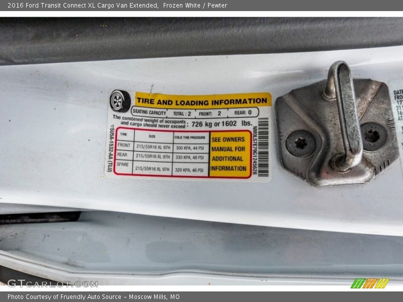 Frozen White / Pewter 2016 Ford Transit Connect XL Cargo Van Extended