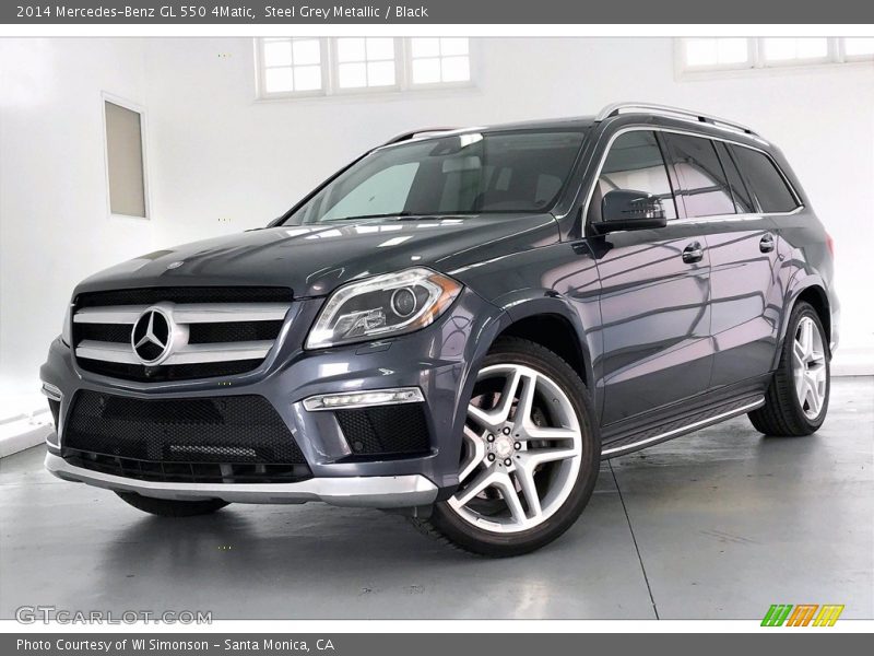 Steel Grey Metallic / Black 2014 Mercedes-Benz GL 550 4Matic