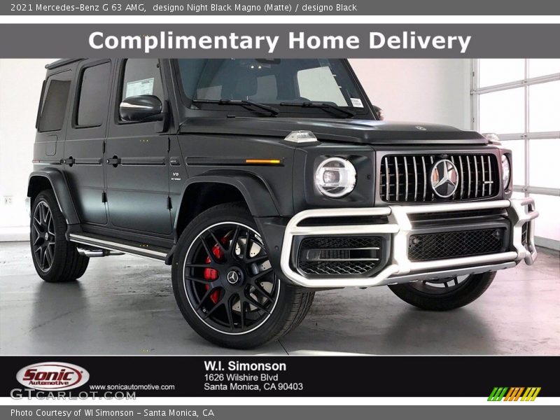 designo Night Black Magno (Matte) / designo Black 2021 Mercedes-Benz G 63 AMG