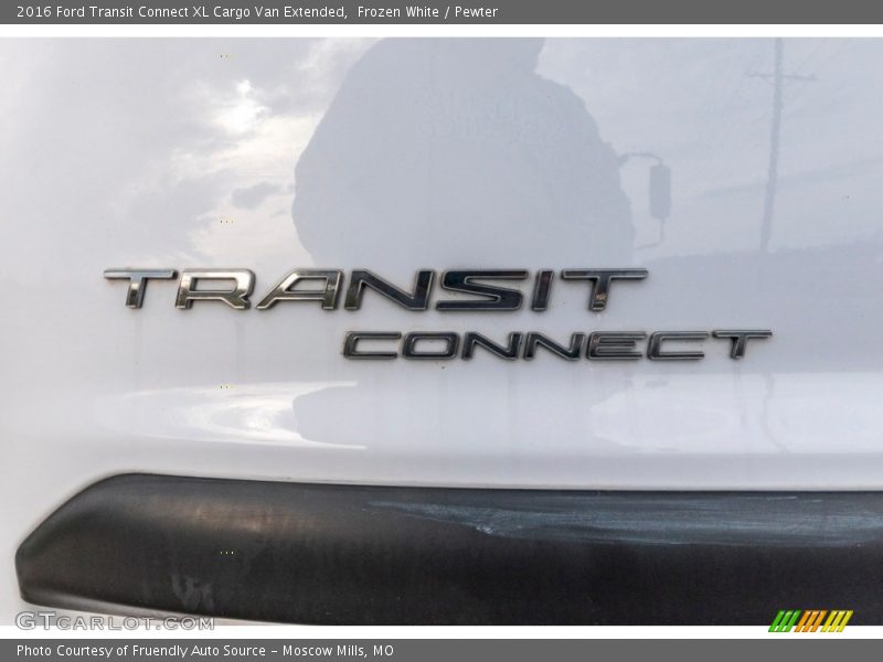 Frozen White / Pewter 2016 Ford Transit Connect XL Cargo Van Extended