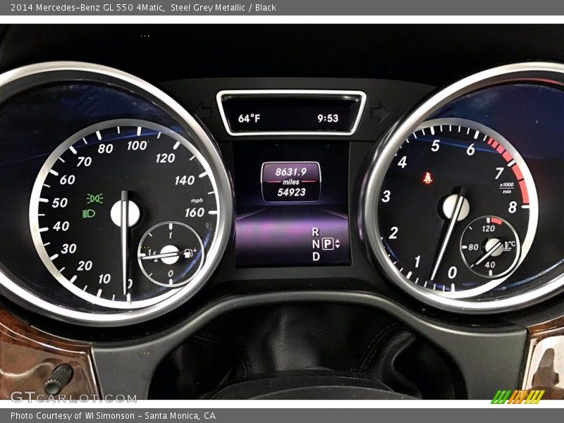  2014 GL 550 4Matic 550 4Matic Gauges