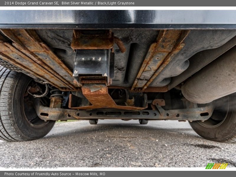 Billet Silver Metallic / Black/Light Graystone 2014 Dodge Grand Caravan SE