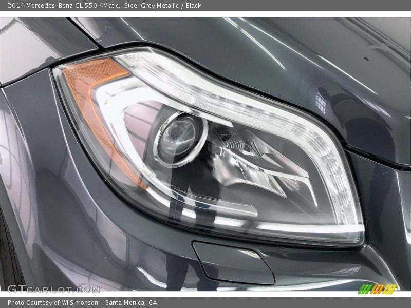 Steel Grey Metallic / Black 2014 Mercedes-Benz GL 550 4Matic