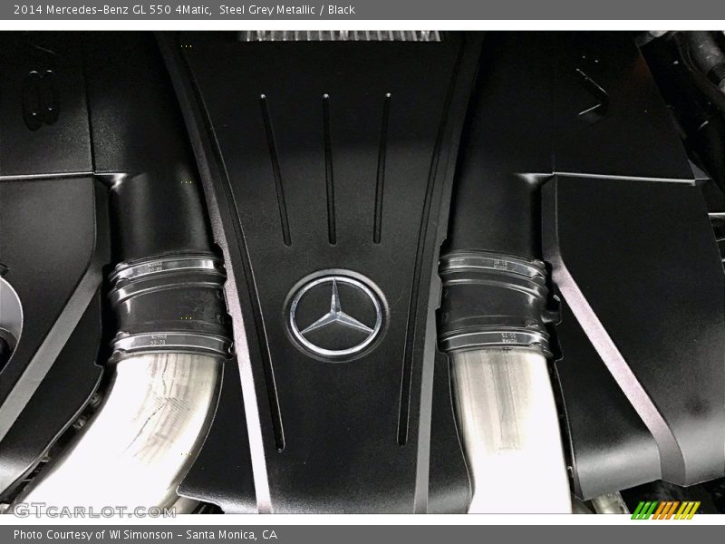 Steel Grey Metallic / Black 2014 Mercedes-Benz GL 550 4Matic